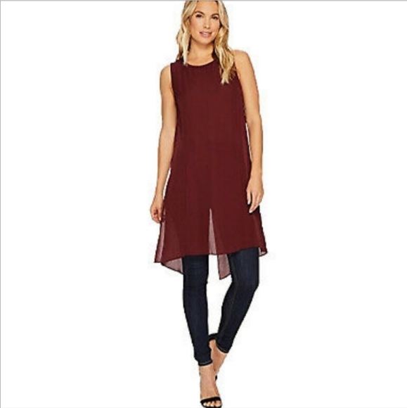 Heather 100% Silk Tunic - Picture 2 of 11